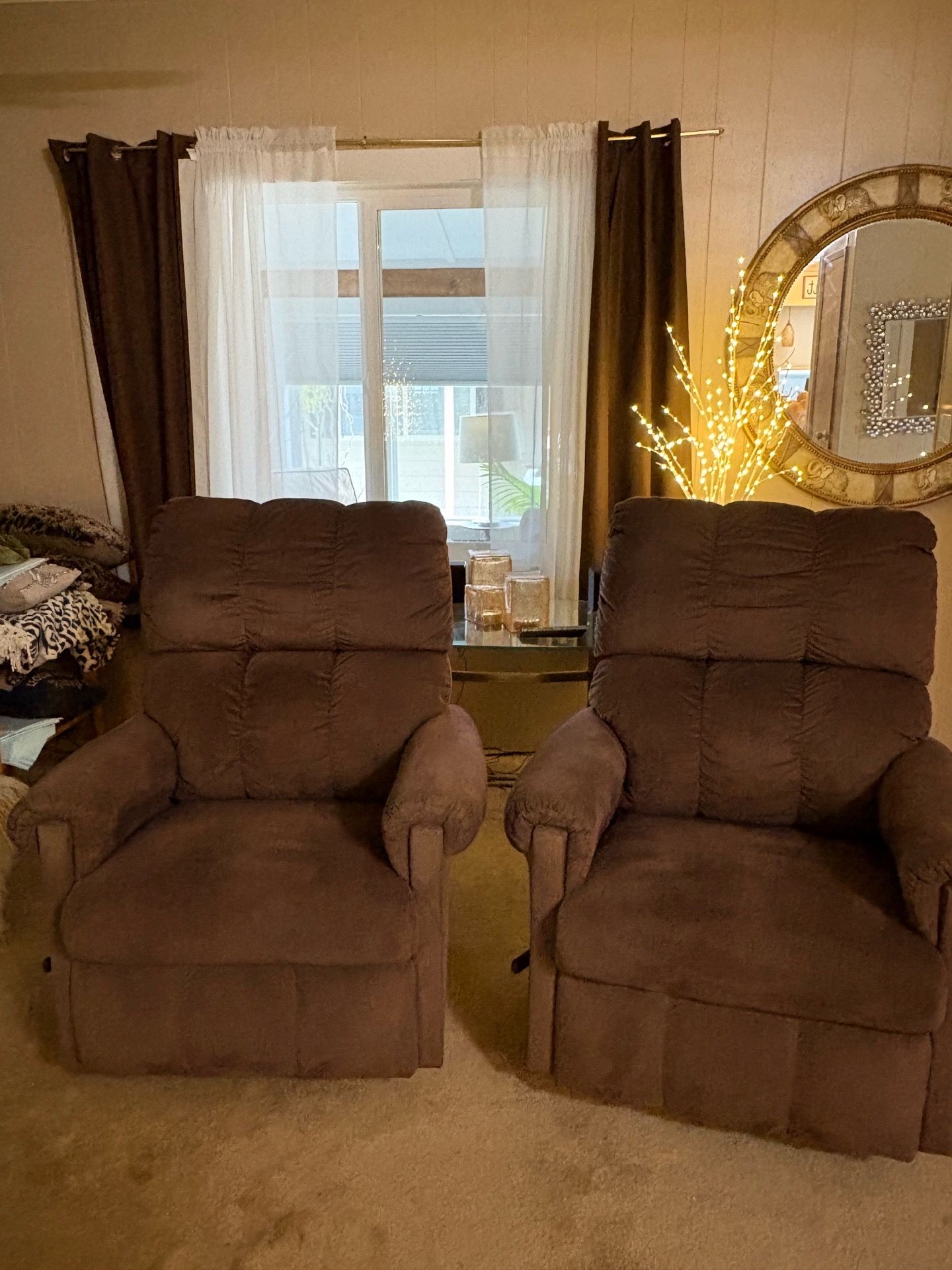 Recliner Chairs Brown