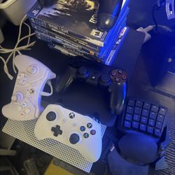 Xbox One S With PS4 Slim Bundle