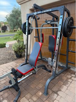 Iron Grip Strength Smith Machine Home Gym Station