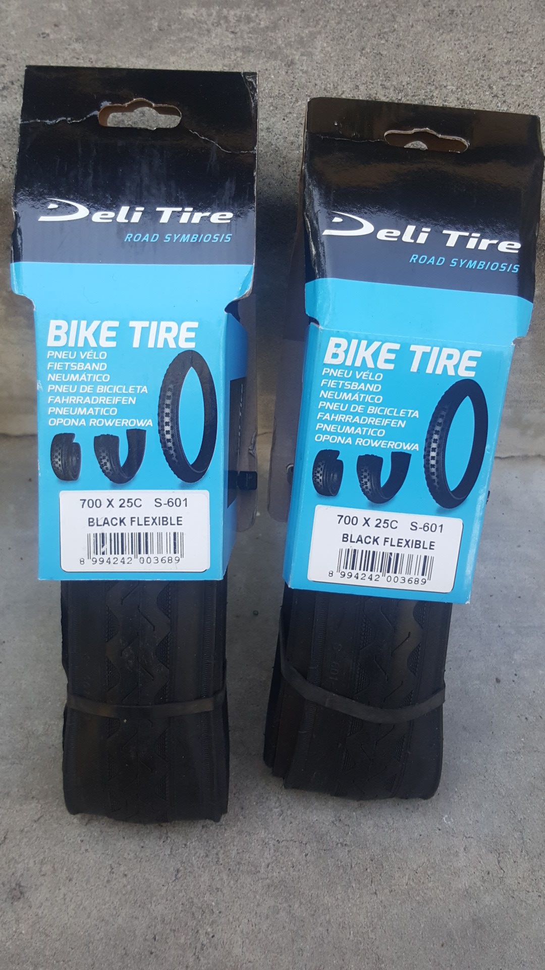 2 new 700x25c road bike single speed fixed gear fixie bike tires