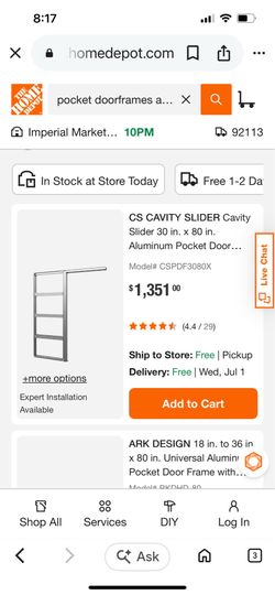Pocket Door Frame