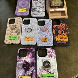 Updated:IPhone13ProMaxPelaCases:3New&6w/atch ring pop sockets (see desc for prices)