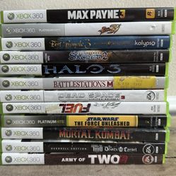Xbox 360 Games just $8 each xox