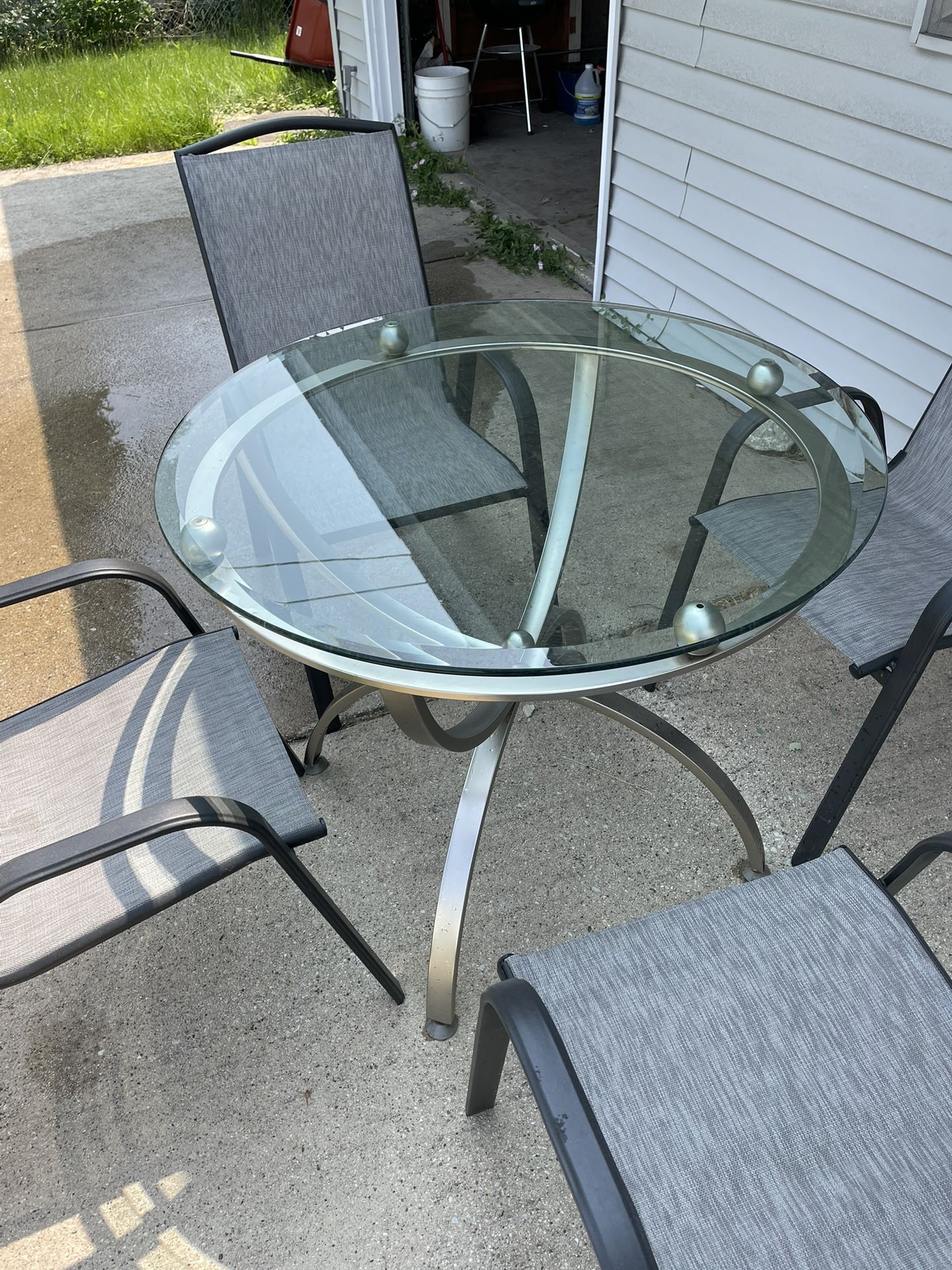 Glass Table (no Chairs)