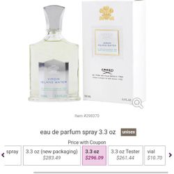 Creed Cologne Virgin Island