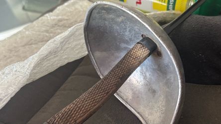 Vintage Italian Fencing Sabre – Wooden Grip – Made in Italy