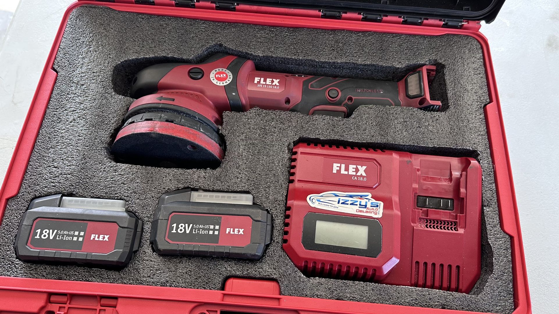 Cordless Flex DA Polisher XFE 15 18.0-CE
