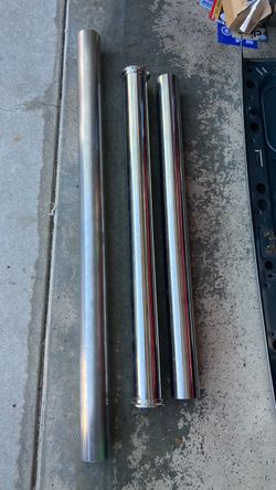 Stainless steel pipe 3” for exhaust system