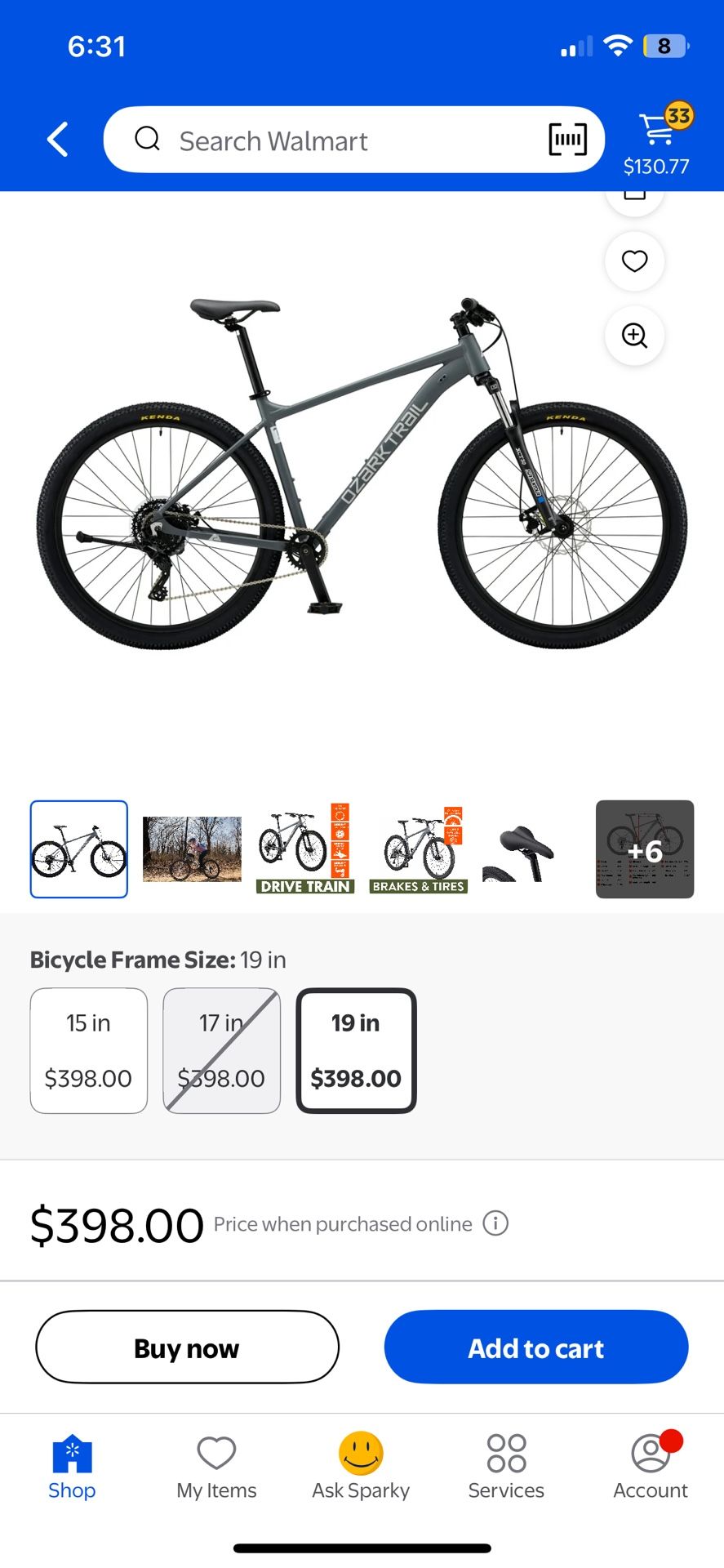 Ozark Trail Bike 