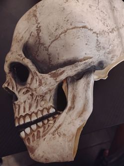halloween skull latex mask