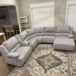 McClelland Gray Reclining Sectionals Sofas Couchs With İnterest Free Payment Options 