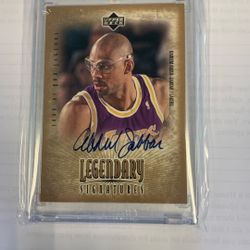 2001 Upper Deck Legendary Signatures Kareem Abdul Jabbar Auto