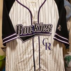 MLB Colorado Rookies Stitched STARTER Jersey Size XL X-Large 