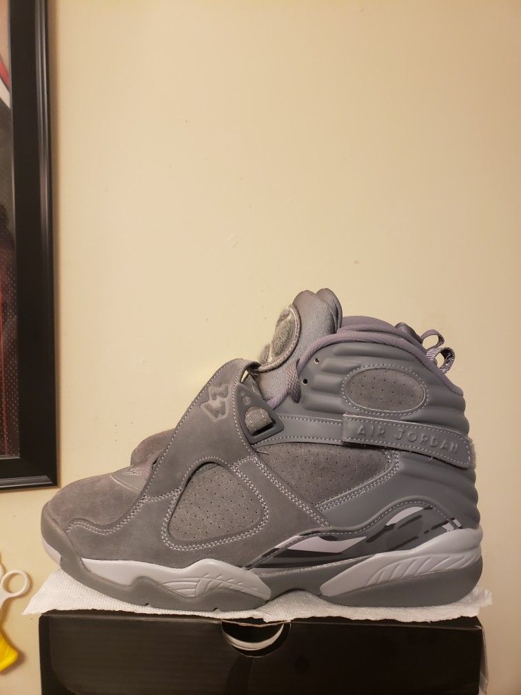 VNDS COOL GREY 8'S (SZ. 10)(OG ALL)(PICK UP ONLY!)