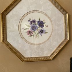 4 Floral Wall Picture 