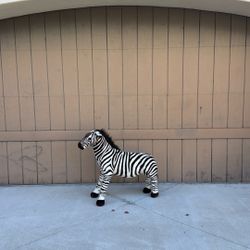 3 Foot Tall, Plush Toy Zebra