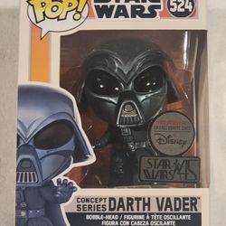 Funko Pop! 524 Darth Vader Concept Series Star Wars Disney Exclusive