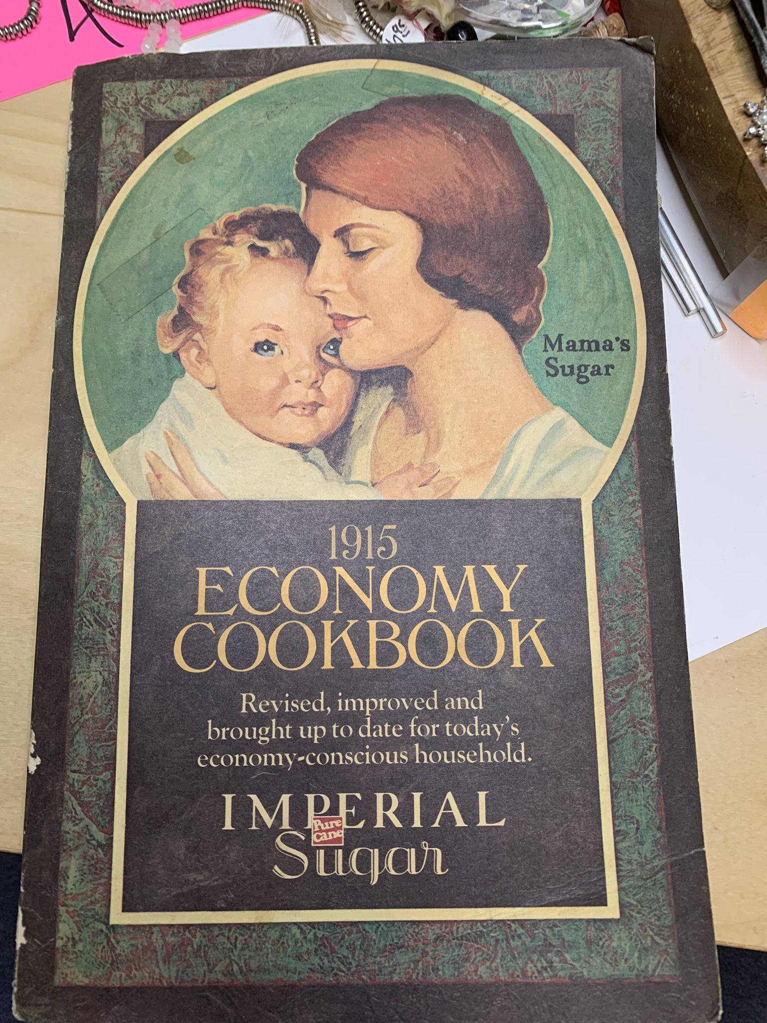Vintage 1915 Economy Cookbook Imperial Sugar Company 1975 Revised Soft back