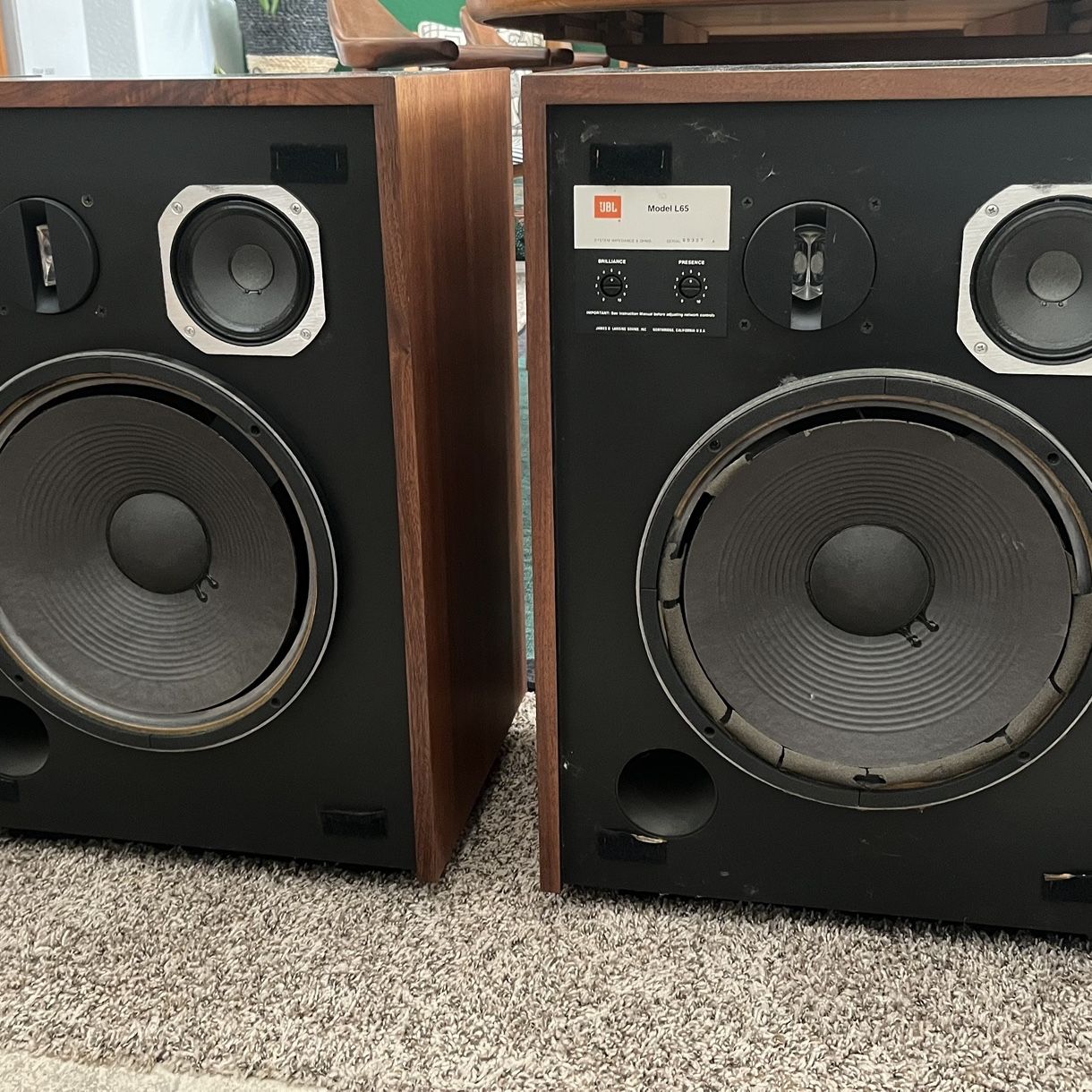 Jubal L65 Speakers Jbl L65 For Sale Foam Pads For Top Of JBL L55