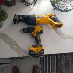 Dewalt Sawzall And Drill