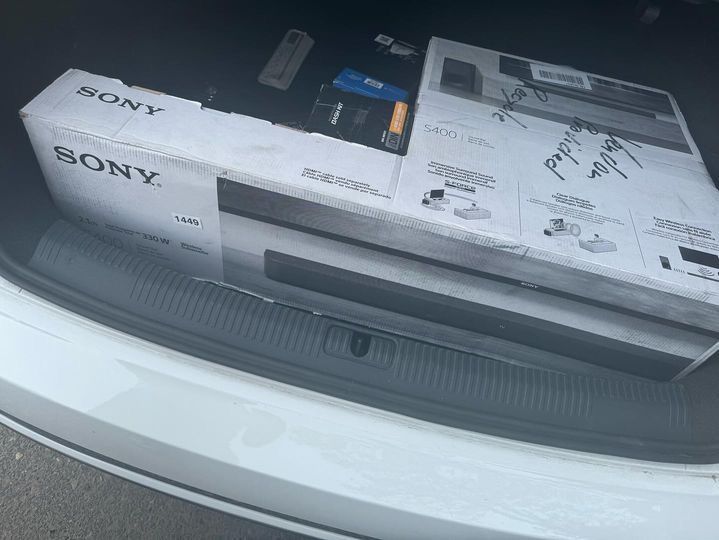 Sony Sound Bar And Wireless Subwoofer