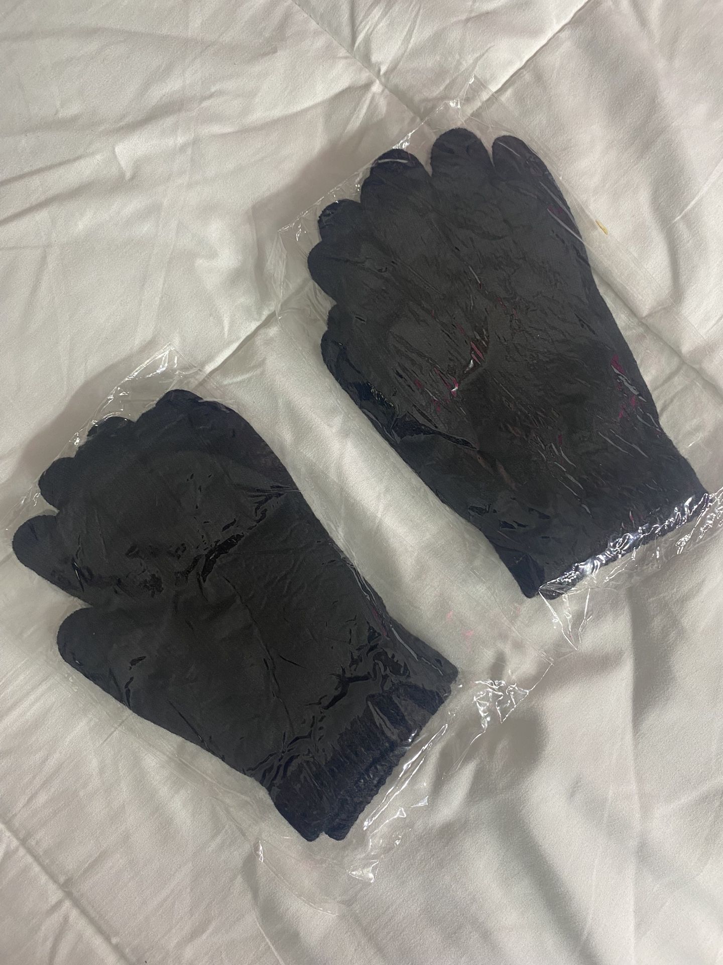 black gloves