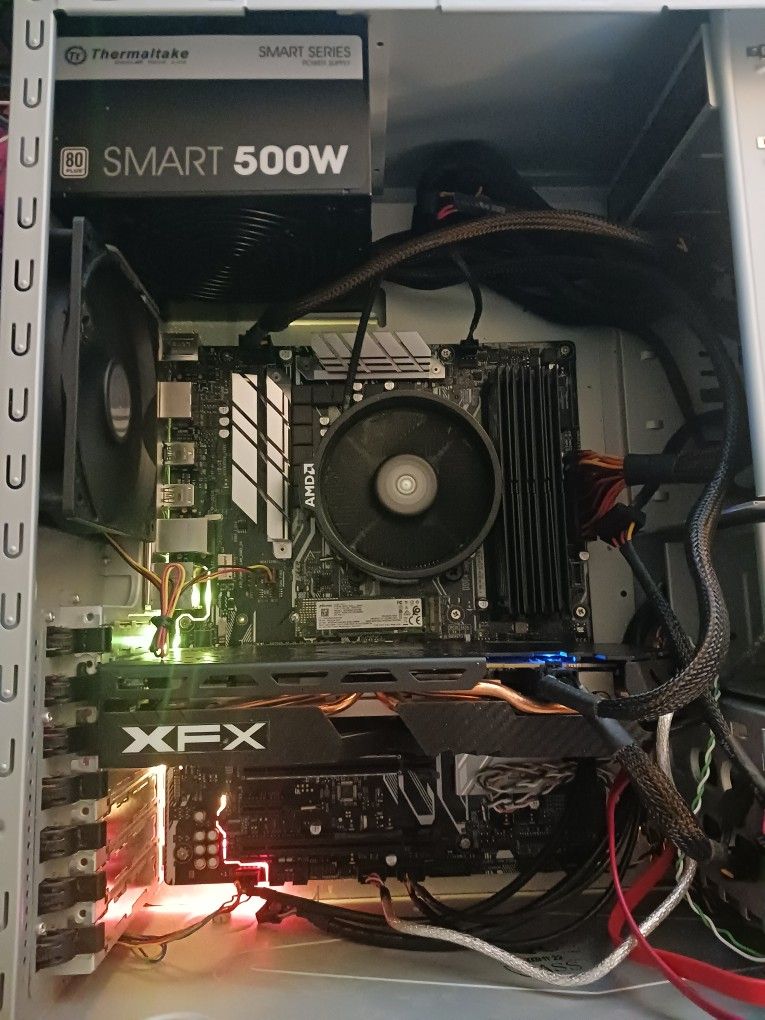 Custom Gaming PC AMD Ryzen 7 5800x 32 GB RAM 1 TB HDD & NVMe SSD M.2 ATI Radeon RX 580 8 GB DDR5 Graphics Wi-Fi Windows 11