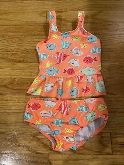 Toddler Fish Print 2-piece CartersSwimsuit 18 mos