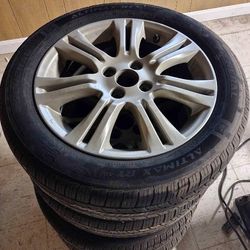 Honda Fit Sport Wheels 16 With 195/55r16 Tires Great Shape Full Set