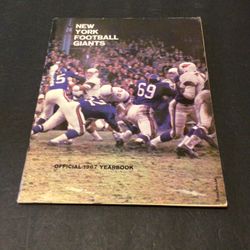 Original 1967 NY Giants Football Yearbook