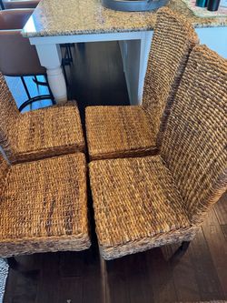 4 Seagrass Chairs