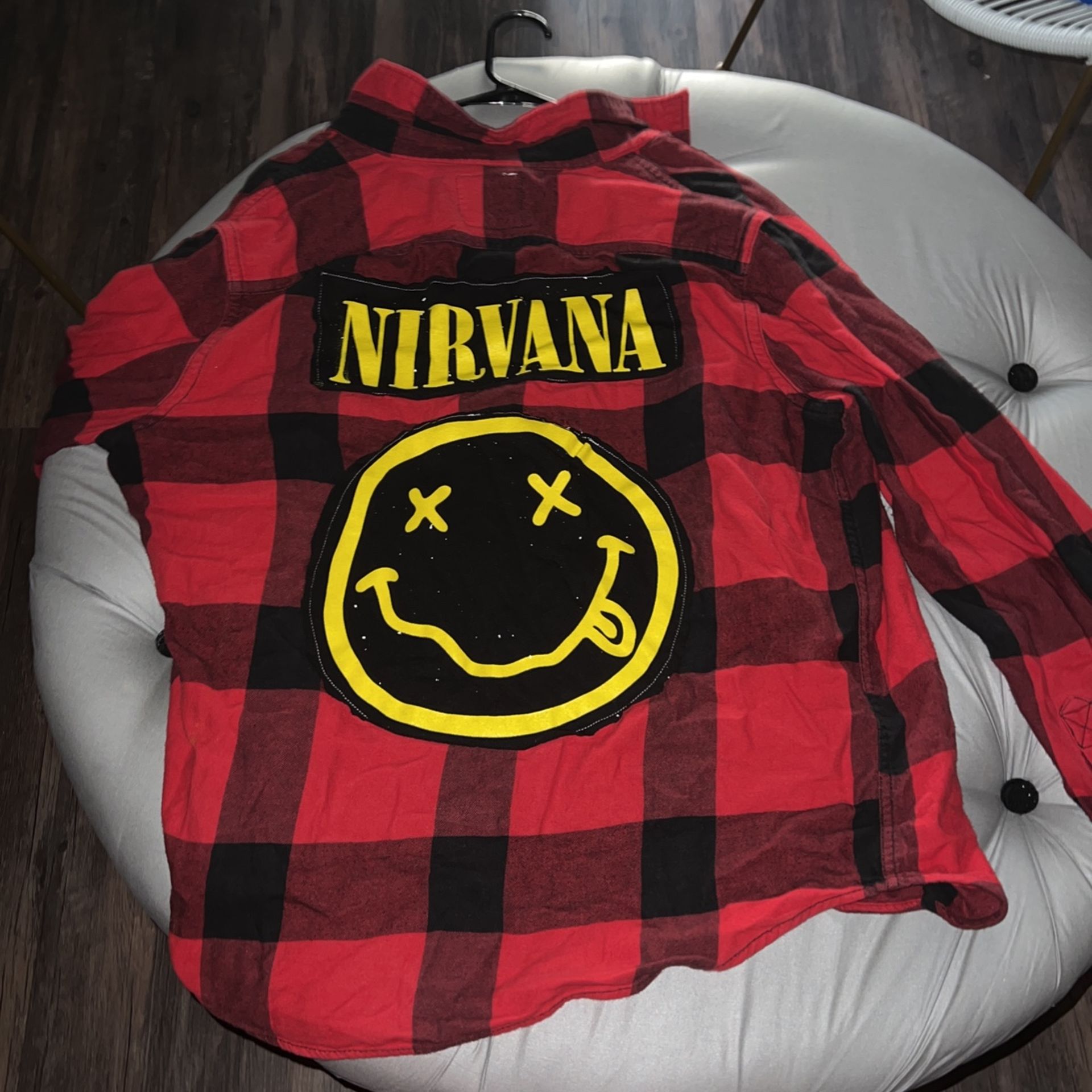 sojara plaid nirvana shirt