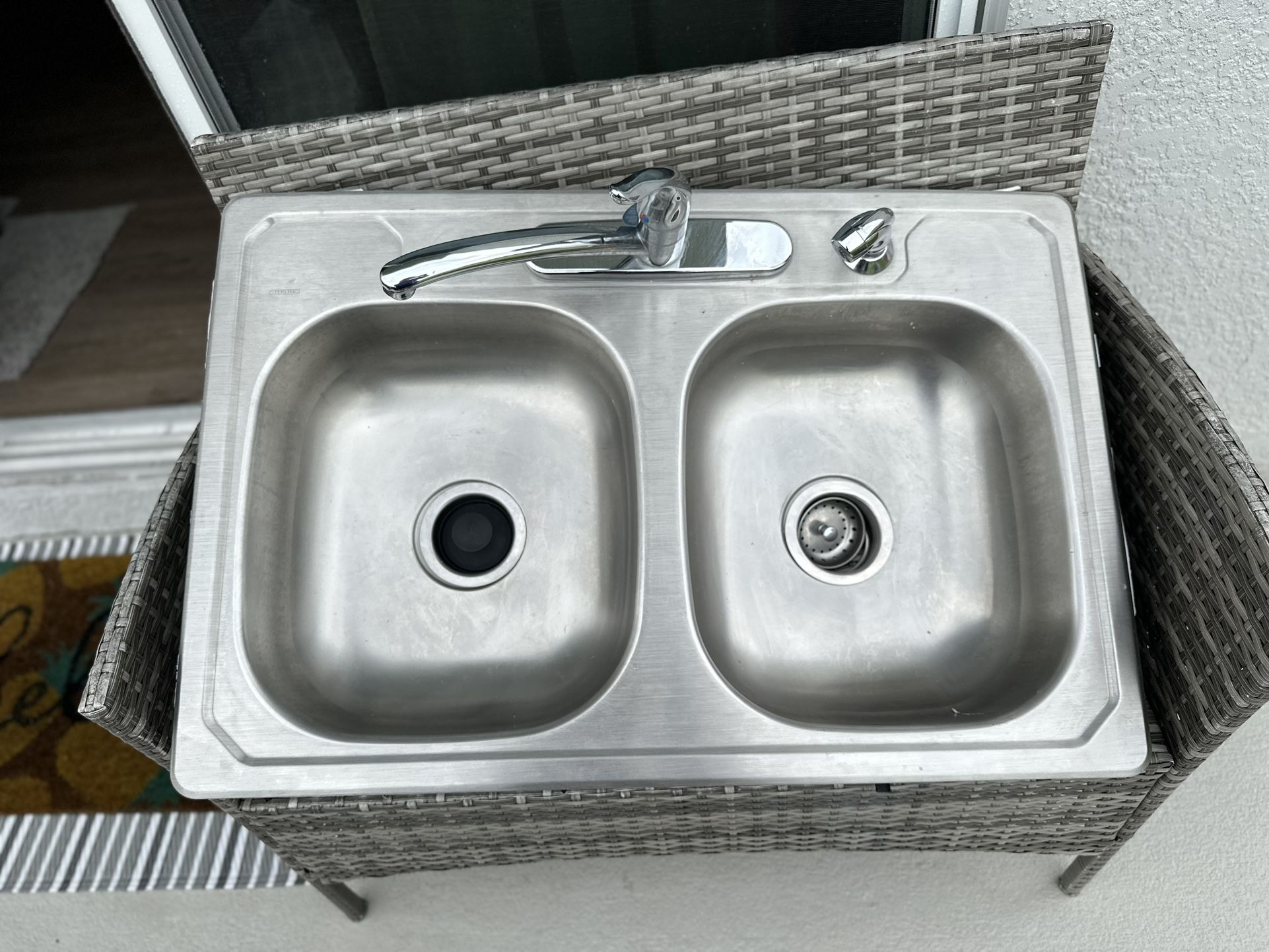 Stainless Steel Drop In Kitchen Sink 33x22
