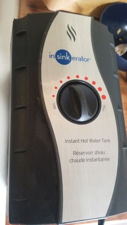 Insinkerator Instant Hot Water Heater and Touchless Faucet