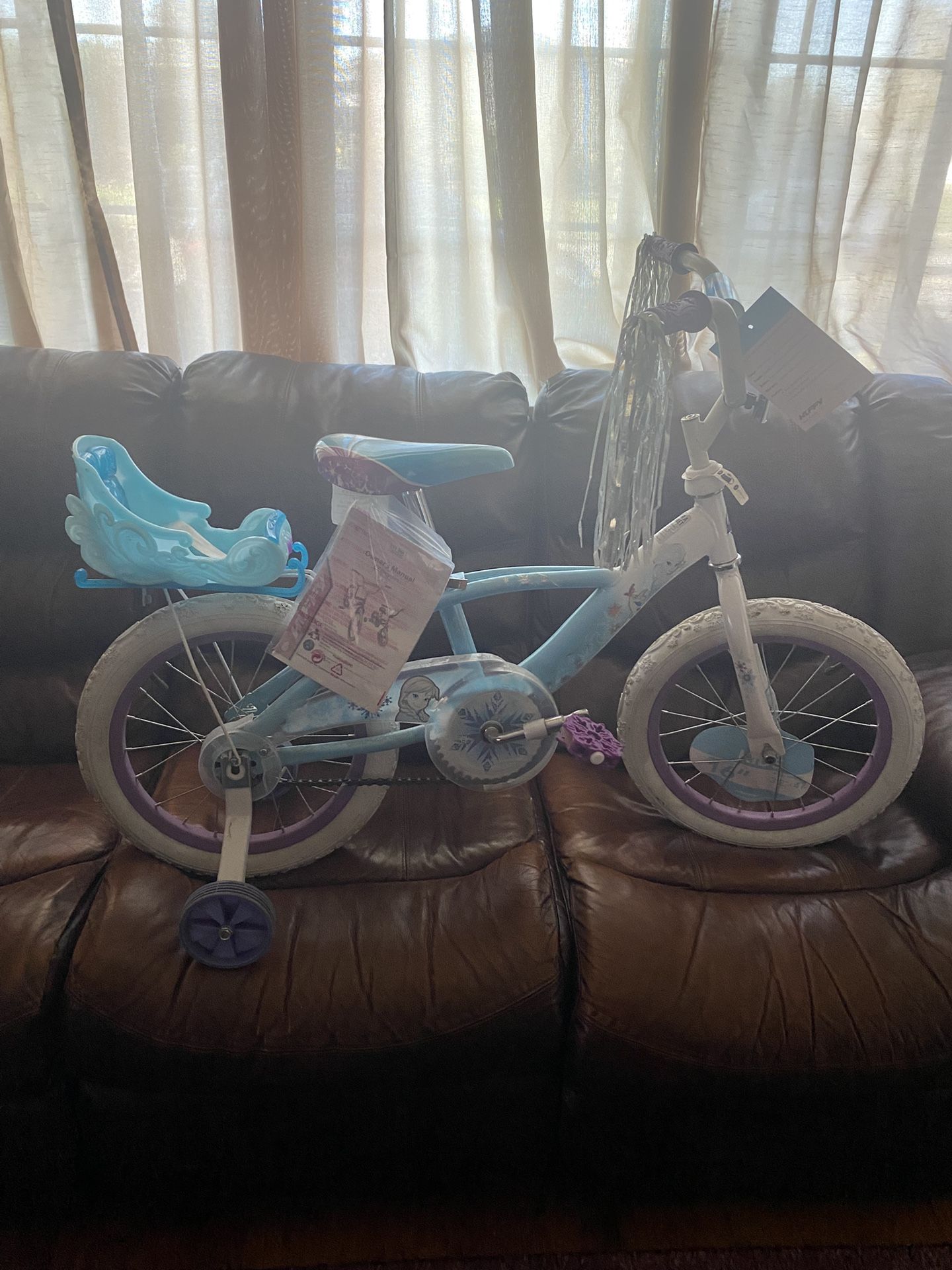 Girls Bike With Training Wheels