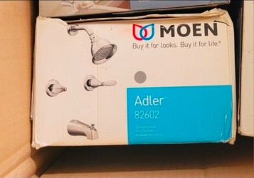 New MOEN Adler 2-Handle 1-Spray Tub and Shower Faucet in Chrome (Valve IncludedI Have Others Avail. Look At My Profile!)