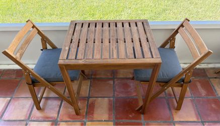 Wooden Outdoor Patio/Balcony Furniture Set