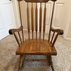 Solid Maple Rocking Chair 
