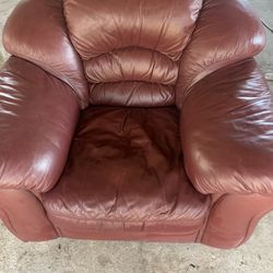 Leather Sofa Couch Sillon De Piel