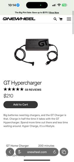 Gt hypercharger one wheel