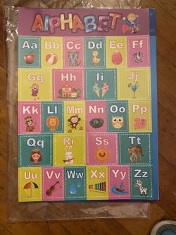 Alphabet,  Numbers And Colors Poster 