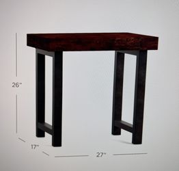 Wood End Table $350
