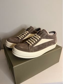 Brown Suede Rick Owen Vans