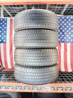 ✅ 4 NICE USED TIRES 235/55R19 MICHELIN USED TIRES SET 235 55 19