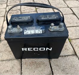 Boat battery working condition