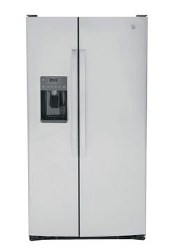 GE 25.3 Cu Ft Side By Side Refrigerator