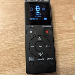 sony icd ux560 voice recorder used