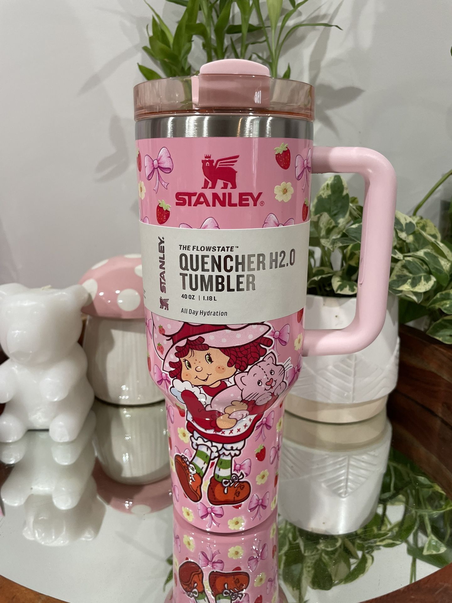 Custom Printed Strawberry Shortcake/Rosita Fresita 40oz Stanley Tumbler 