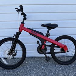 Segway Ninebot 18” Red Kids Bike + Helmet + Tire/Ball Pump