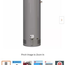 Gas Water Heater Rheem 50 Gallon New 6 Year Warranty 